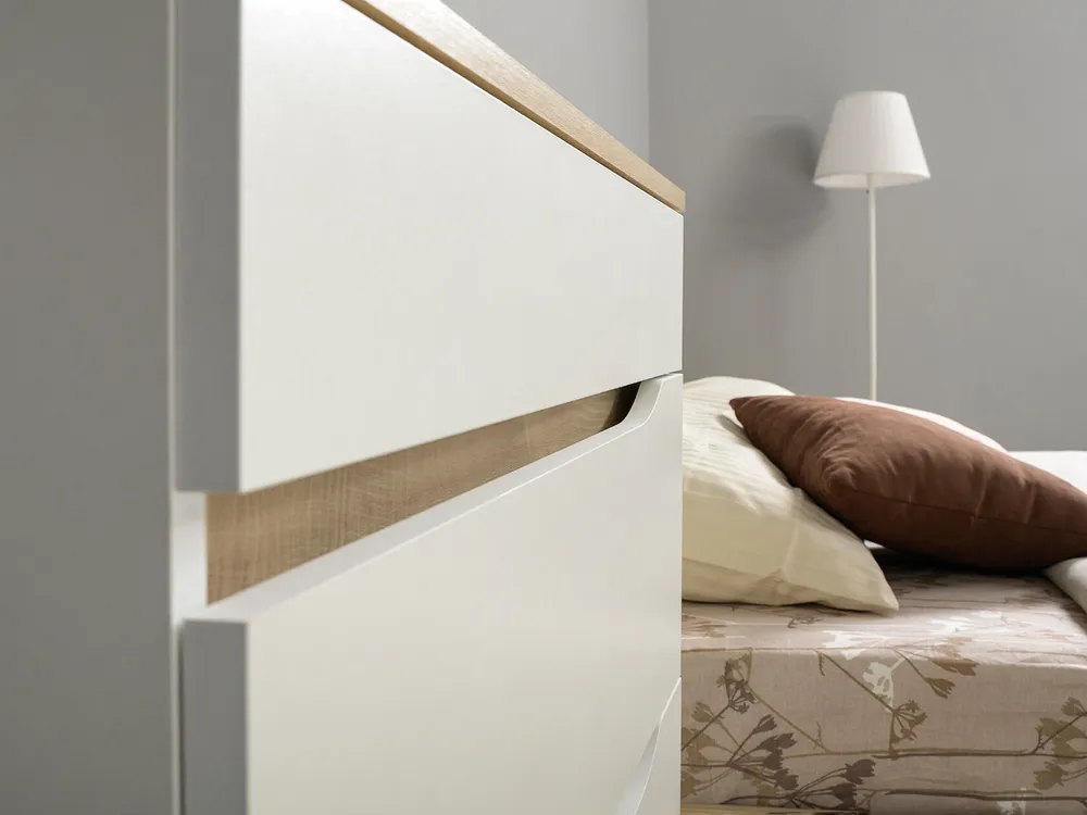 Муссон комод 13.97 Белый/Дуб Эндгрейн